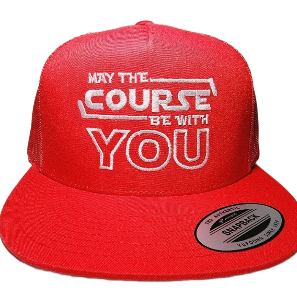 May The Course Be With You Mesh Snapback Direct Embr Mesh